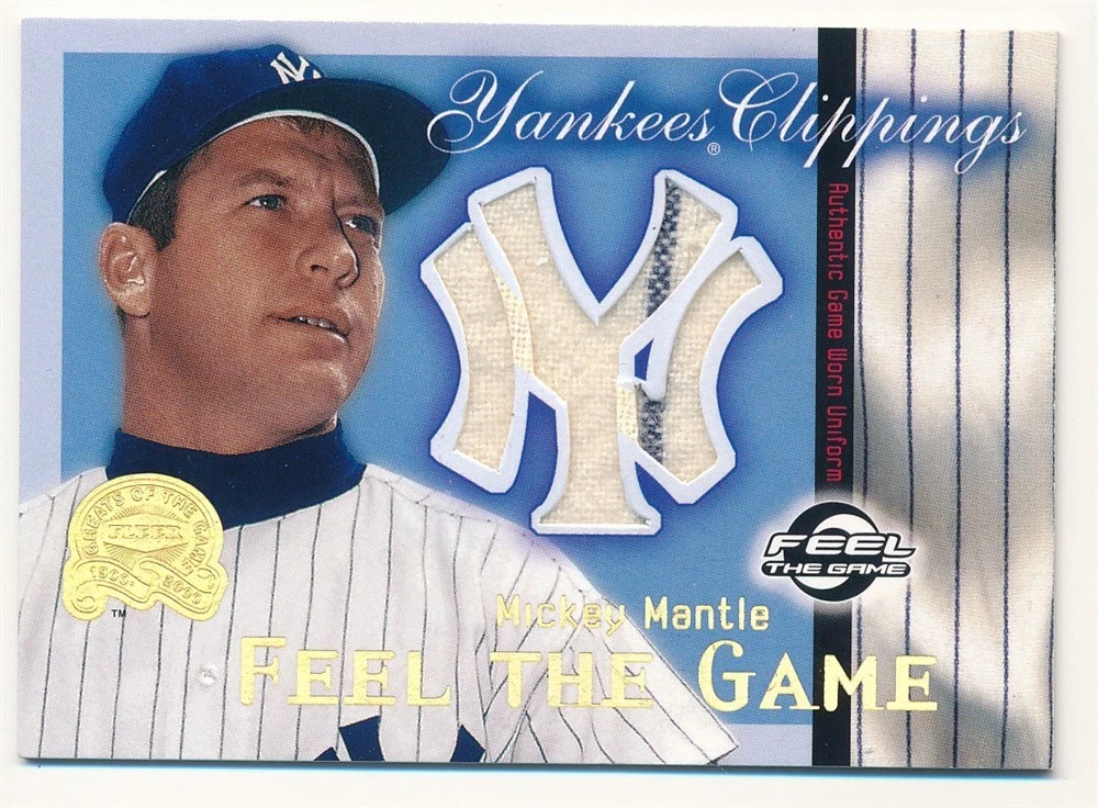 Fleer Mickey Mantle Baseball Sports Trading Cards & Accessories