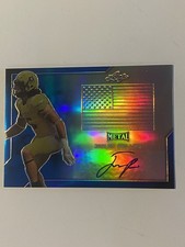 Jaelan Phillips Auto Rookie 2017 leaf Army Metal Football Card 6/10 Carolina NFL