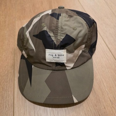 RAG & BONE Addison Camo Baseball Hat‎ Green rag & bone Green Addison Baseball Cap | Garmentory main image 4