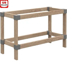 Complete Workbench Kit Hardware Fasteners Plans Easy Assembly 90 Degree Cuts New