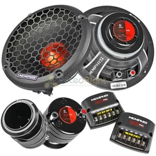 Memphis 6.5" 250 Watt Component Speakers Tweeters Crossovers Car Audio MJP6C