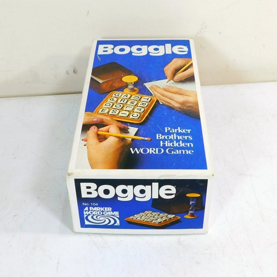 Vintage 1976 Parker Brothers Boggle Hidden Word Game Complete In Box 104 - Image 4 of 4