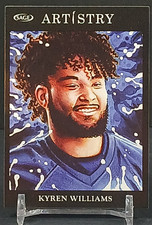 2022 Sage Hit Artistry Black Rookie Card RC #102 Kyren Williams. rookie card picture