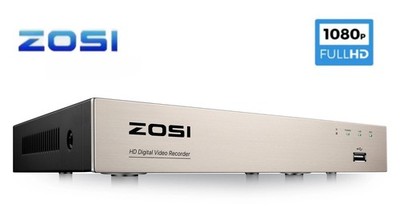 ZOSI 2MP H.265+8CH DVI CVI DVR VideoRecorder für CCTV Überwachungkamera ohne HDD