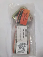 VULCAN Car Tie Down Axle Strap 3" x 30" Silver Series5,000 LBS AH330DR-SS