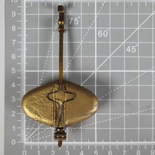 Mauthe Vintage German Mantel Clock Pendulum For Clockmakers Spares Parts Repair