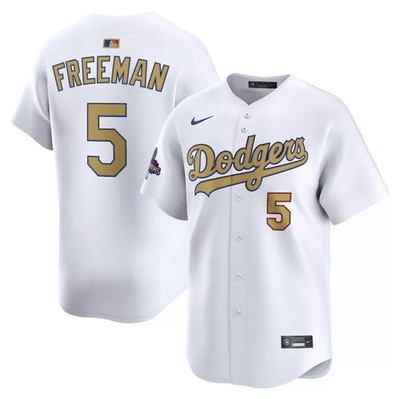 Los Angeles Dodgers Nike Freddie Freeman 2024 2025 Gold Collection