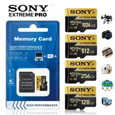 SONY Micro SD Card 2TB 512GB 256GB 128GB TF Memory Card High Extreme 1TB U3 4K