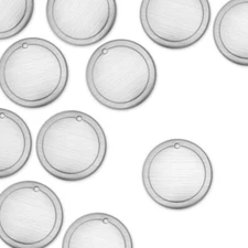 1 Inch Aluminum Circle Metal Stamping Blank by ImpressArt -24 Discs Per Pack