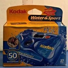 Kodak Max Waterproof 35mm Point & Shoot Film Camera