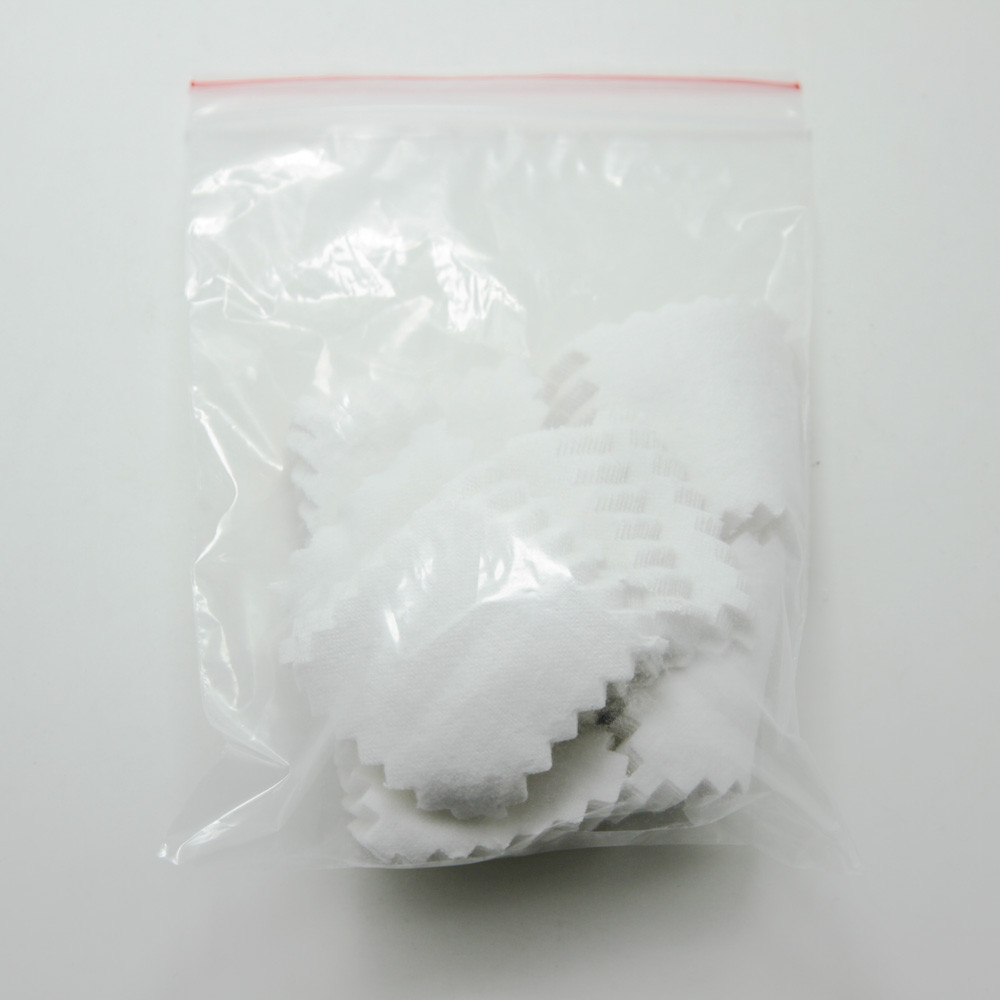 100pcs 2" Gun Rifle Cleaning Cloth Patches Hunting Care Cleaner White