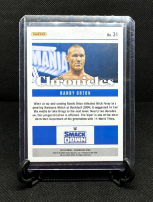 RANDY ORTON 2023 Panini WWE Chronicles Blue Parallel /99 - PACK