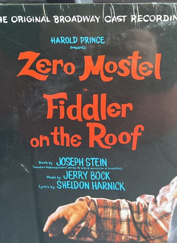 Fiddler On The Roof Original Broadway Cast Zero Mostel Vinyl Record 1964 - Picture 2 of 10