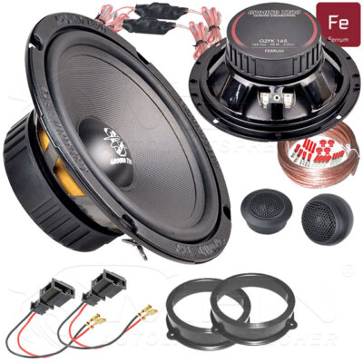 GROUND ZERO LAUTSPRECHER für AUDI A4 B6 B7 / 8E 2000-2008 Front Heck 150W #BZ0K