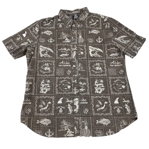 Reyn Spooner NFL Pro Bowl Hawaii Shirt Novelty 2002 Short Sleeve 