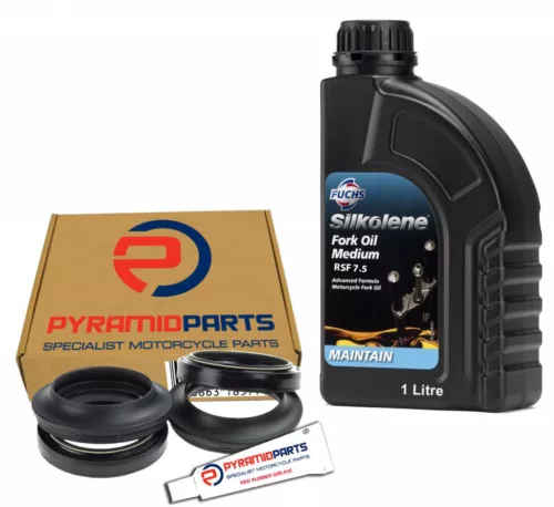 Fork Seals Dust Seals & 1L Oil for Honda CBR250 R RR MC19 MC22 88-94
