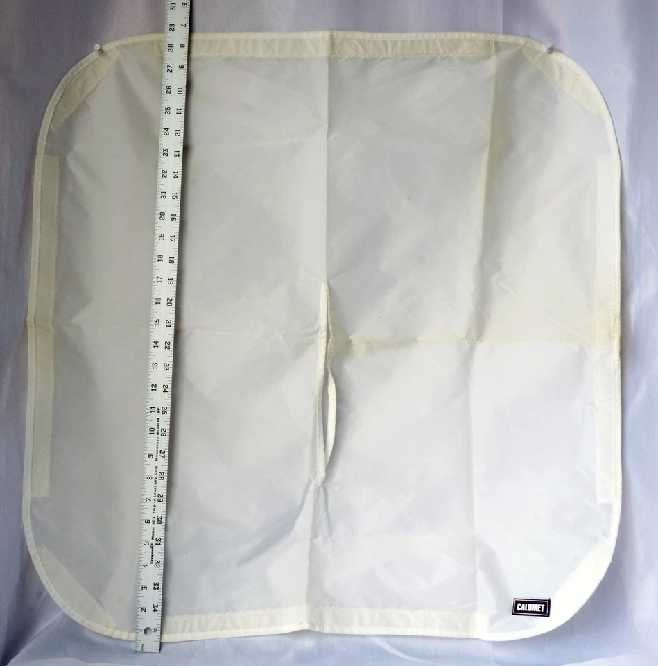 Vintage Calumet Diffusion Cloth Sheet for Small Medium Softbox 28x28"  - Image 3 of 4