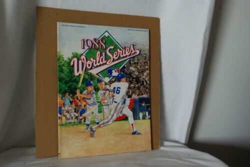1988 MLB World Series Game Program LA Dodgers vs Oakland A's Kirk Gibson HR - 第 1/10 張圖片