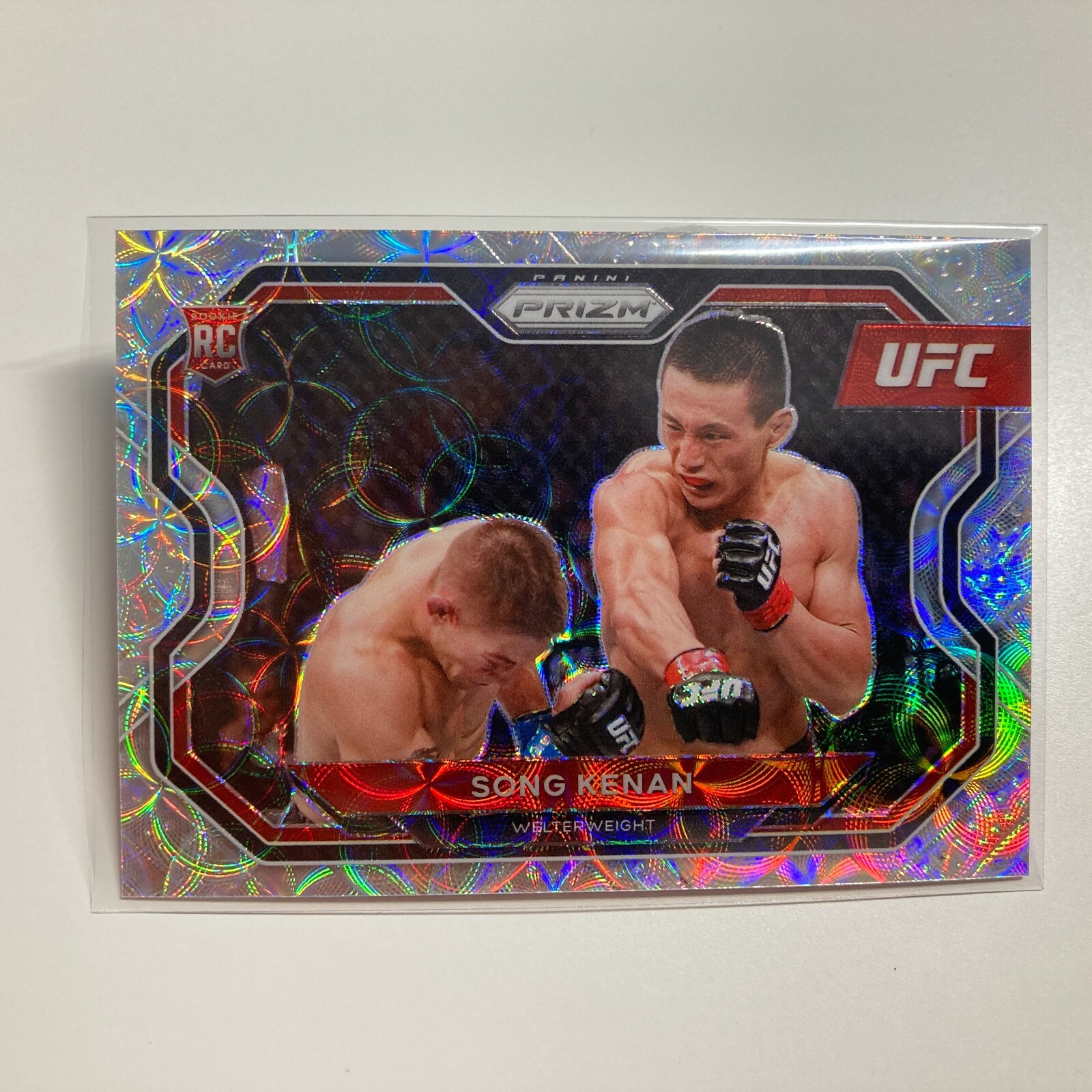 Song Kenan 2021 Panini Prizm UFC Premium Box Set Scope Rookie Card 9/99 #167