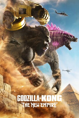Godzilla x Kong The New Empire Film POSTER Plakat 100x70 91,5x61 70x50cm  -30c