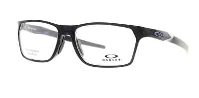New OAKLEY Hex Jector Eyeglasses OX8032-0457 57-17 141 Black Ink