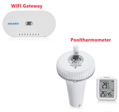 Digital Poolthermometer Wasser Temperatur + WIFI Gateway Remote Control APP C/F