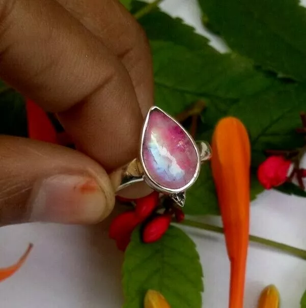 Online Only Exclusive Teardrop Moonstone Ring – Super Silver