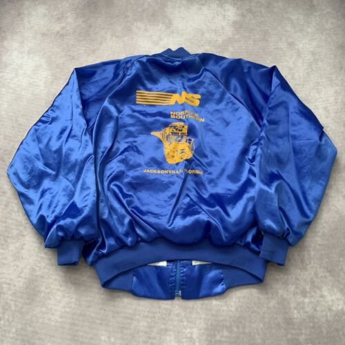 Vintage 80s 90s Norfolk Southern Jacket Size XL Train Locomotive Jacksonville - 第 1/12 張圖片