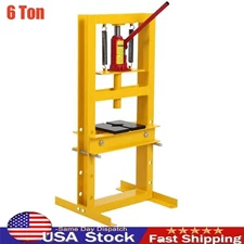 6 Ton Hydraulic Shop Press Garage Floor Benchtop Press Adjustable Table Height