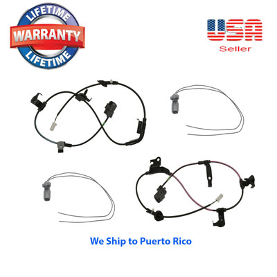 Abs Sensors TRQ 28WP28J Rear Speed Sensor Set Fits 2007-2017 Jeep Compass... Abs Wheel