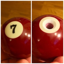 7 Seven Pool Billiard Ball Gear Shifter Shift Knob Jeep Car Truck