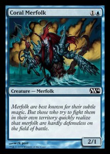 Coral Merfolk x4 - Magic 2014 - NM-Mint, English - Magic 2014