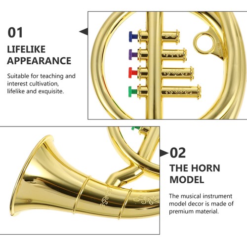 Baby Boy Child Childs French Horn to Play Instrument for Kids Model - 第 2/12 張圖片