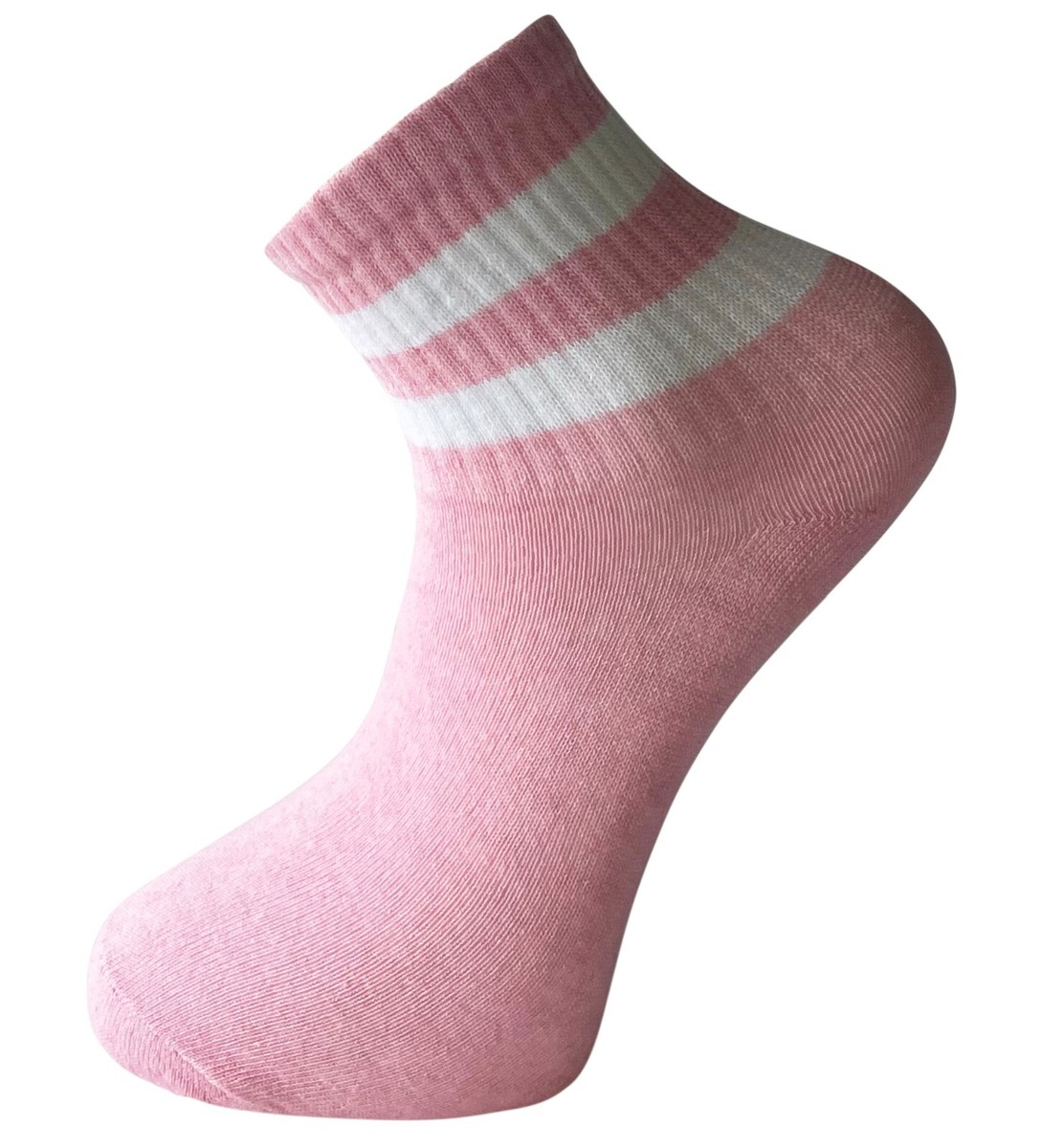 Set 6 Paia Multicolore Calzini Donna Mini Crew - 6 Paia Cotone Per Sport E Tutto Il Giorno - Trekking, Corsa, Ufficio Calzini Mini Crew Cotone 6 Paia Sport Quotidiano - Foto 3