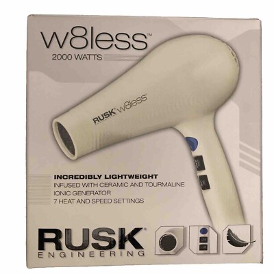 Buy RUSK Engineering IREW8LSBD W8less Professional 2000 Watt Dryer