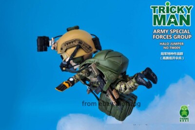 FigureBase 6 inches TRICKYMAN Series HALO Paratroops TM009 Army