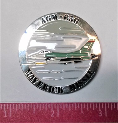Unactivated Geocoin - Maverick Missile