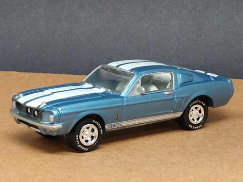 '67 FORD SHELBY GT500 VINTAGE MUSCLE COLLECTIBLE LIMITED EDITION 1/64 BLUE