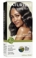 Plant Based Ammonia Free Hair Coloring Agent 5.07 Fl Oz Brown Black Vegan