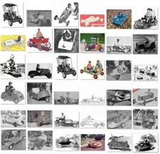 Vintage Plans Collection Mini Vehicles Go karts, horseless carriage etc PDF