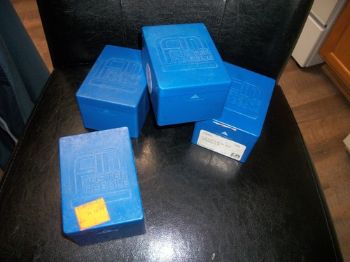 Foster Felting Needle 15x18x25x3.5 Plastic Storage Box Lot (4) Container ONLY