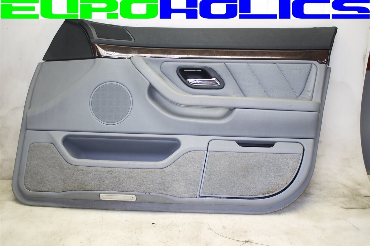 OEM BMW E38 740il 95-01 Right Front Interior Door Panel Grey