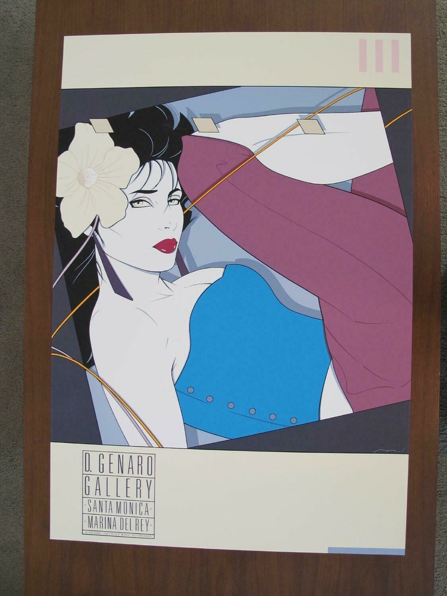 Patrick Nagel Original 1986 Serigraph NC9 Limited Edition D