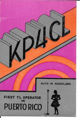 QSL 1971 Hato Rey Puerto Rico Radio Karte