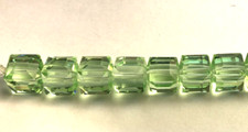 Swarovski Crystal Cubes 6mm  288 pcs  Chrysolite 5601