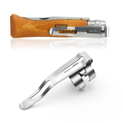 O-Clip. Removable Pocket Clip for #8 Opinel® Knife. Limited Edition.