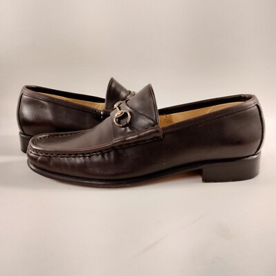 Gucci Mocassino Pelle Mors Vit. Bulgaro Marrone 171 Brown Gucci Mocassino Pelle Mors Vit. Bulgaro Marrone 171 Brown