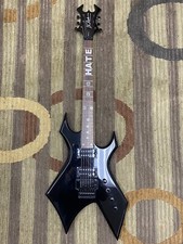 B.c. Rich Mich Thomson Warlock Platinum Pro Seires 7 Hate Guitar