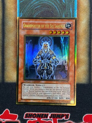 Yugioh Grandmaster Of The Six Samurai GLD1-EN026 Gold Rare Limited Edition LP
