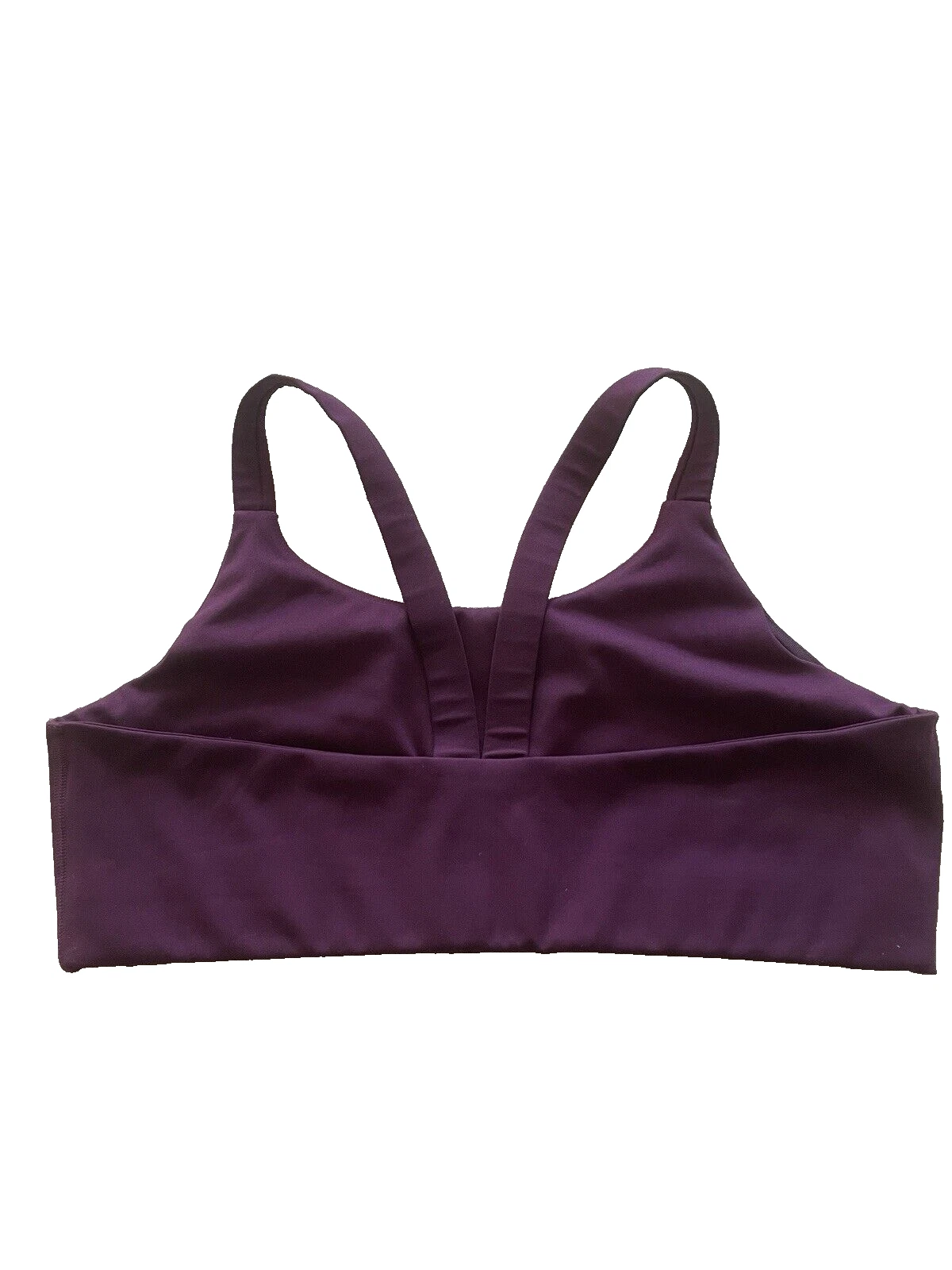 girlfriend-collective plum lou v-back garnet maroon tank-bra